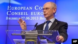 Chủ tịch Hội đồng châu Âu Herman Van Rompuy