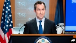امریکی محکمہ خارجہ کے ترجمان میتھیو ملر (فائل)