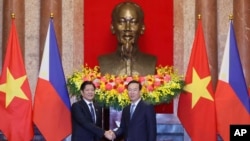 Tổng thống Philippines Ferdinand Marcos Jr và Chủ tịch nước Việt Nam Võ Văn Thưởng, ngày 30/1/2024.