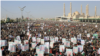 آرگنائیزرز کا دعویٰ ہے کپہ صنعا میں ہونے والے اس مظاہرے میں دس لاکھ افراد شریک ہوئے۔ 12 جنوری 2024 ۔ فوٹو اے ایف پی