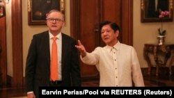 Tổng thống Philippines Ferdinand Marcos Jr. tiếp Thủ tướng Úc Anthony Albanese tại Manila hôm 8/9