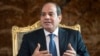 لاکھوں فلسطینیوں  کی سینائی میں منتقلی قبول نہیں ، مصری صدر