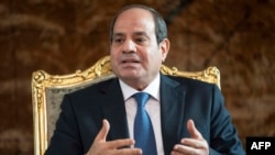 مصری صدر عبدل فتح السیسی فوٹو اے ایف پی 15 اکتوبر 2023 