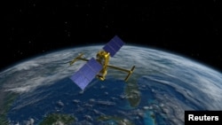 Hình ảnh mô phỏng về vệ tinh SWOT được thiết kế, chế tạo tại cơ sở của NASA gần Los Angeles.