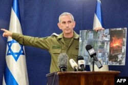 اسرائیلی فوج کے ترجمان ڈینیل ہگاری، فائل فوٹو