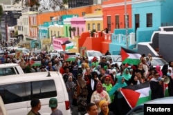 جنوبی افریقہ میں فلسطینیوں کے ساتھ یک جہتی کا ایک مظاہرہ ، فوٹو رائٹرز 20 اکتوبر 2023