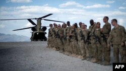 افغانستان سے امریکی افواج کے انخلا کا ایک منظر ( اے ایف پی فائل)