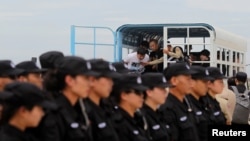 Cảnh sát Trung Quốc đang làm nhiệm vụ, ảnh minh họa.