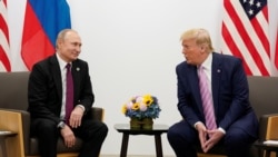 TT Nga Vladimir Putin và TT Mỹ Donald Trump gặp nhau bên lề hội nghị thượng đỉnh G20 ở Osaka, Nhật Bản, năm 2019. REUTERS/Kevin Lamarque