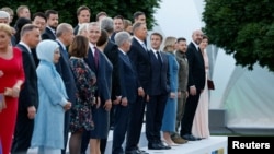 Các nhà lãnh đạo NATO chụp ảnh tại Hội nghị Thượng đỉnh ở Vilnius, Lithuania ngày 11/7/2023.