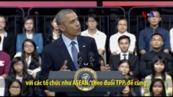 TT Obama gặp gỡ thành viên Sáng kiến Lãnh đạo Trẻ ĐNA tại TPHCM