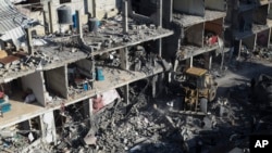 حماس اسرائیل جنگ تباہی کا ایک منظر فائل فوٹو