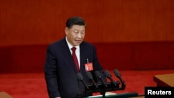 Chủ tịch Trung Quốc Tập Cận Bình phát biểu hôm Chủ nhật.