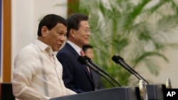 Ông Duterte được cho là có quan hệ gần gũi với Trung Quốc