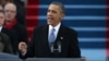Tổng thống Obama tại lễ nhậm chức thứ hai ở Điện Capitol, Washington, D.C. (AP Photo/J. Scott Applewhite)