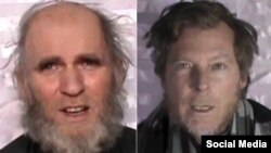 طالبان کے ہاتھوں اغوا ہونے والے امریکی یونیورسٹی کے دو پروفیسر (فائل) 