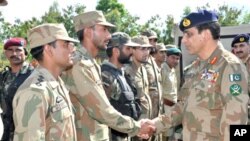 جنرل اشفاق پرویز کیانی نے جمعرات کو مہمند ایجنسی کا دورہ کیا