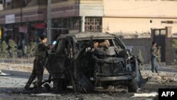 افغان حکومت کے ترجمان کا کہنا ہے کہ کار بم دھماکہ قصابہ کے علاقے میں صبح سات بجکر 25 منٹ پر ہوا۔