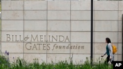 Tư liệu- Trụ sở chính của tổ chức từ thiện Quỹ Bill & Melinda Gates ở Seattle, Washington, ngày 27/4/2018. (AP Photo/Ted S. Warren, File)