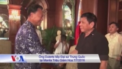 Ông Duterte dẹp tranh chấp sang một bên khi đi TQ