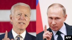 Tổng thống Hoa Kỳ Joe Biden và Tổng thống Nga Vladimir Putin.