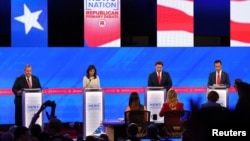 Bốn ứng viên của Đảng Cộng hòa trong buổi tranh luận ở Alabama