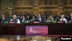 Hội nghị thượng định của G20 tại Bali, Indonesia, vào ngày 15/11/2022.